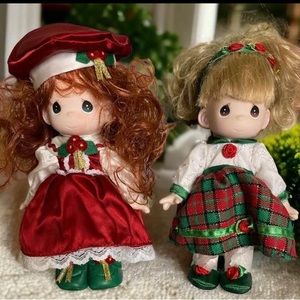 Precious Moments vintage two dolls